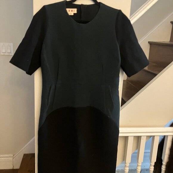 Gray and Black Marni Winter Dress - Picture 3 of 16